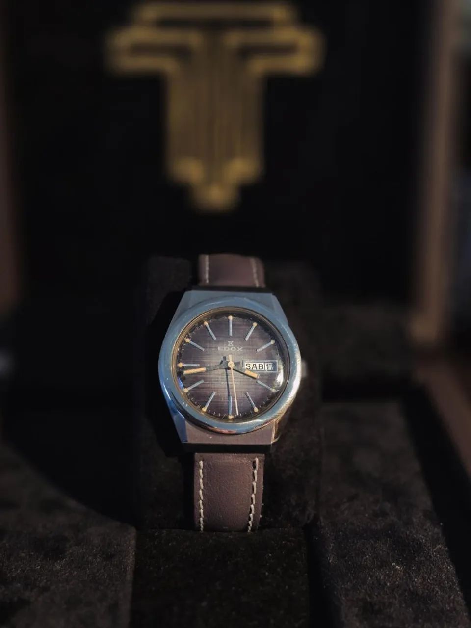 EDOX | AUTOMATIC DAY/DATE | SWISS | 1970 - Foto 3