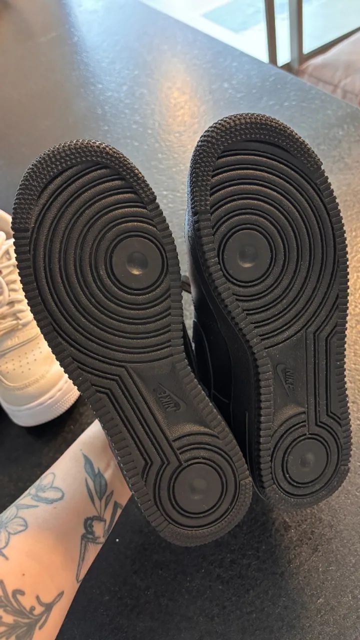 air force 1 preto | quase novo! | tamanho 37 - Foto 2