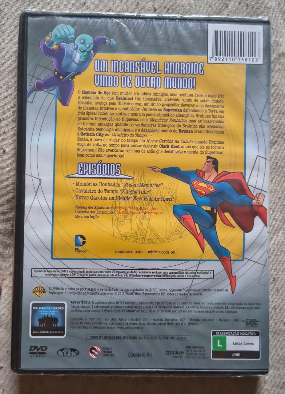 DVD Superman - Supervilões: Brainiac  - Foto 2
