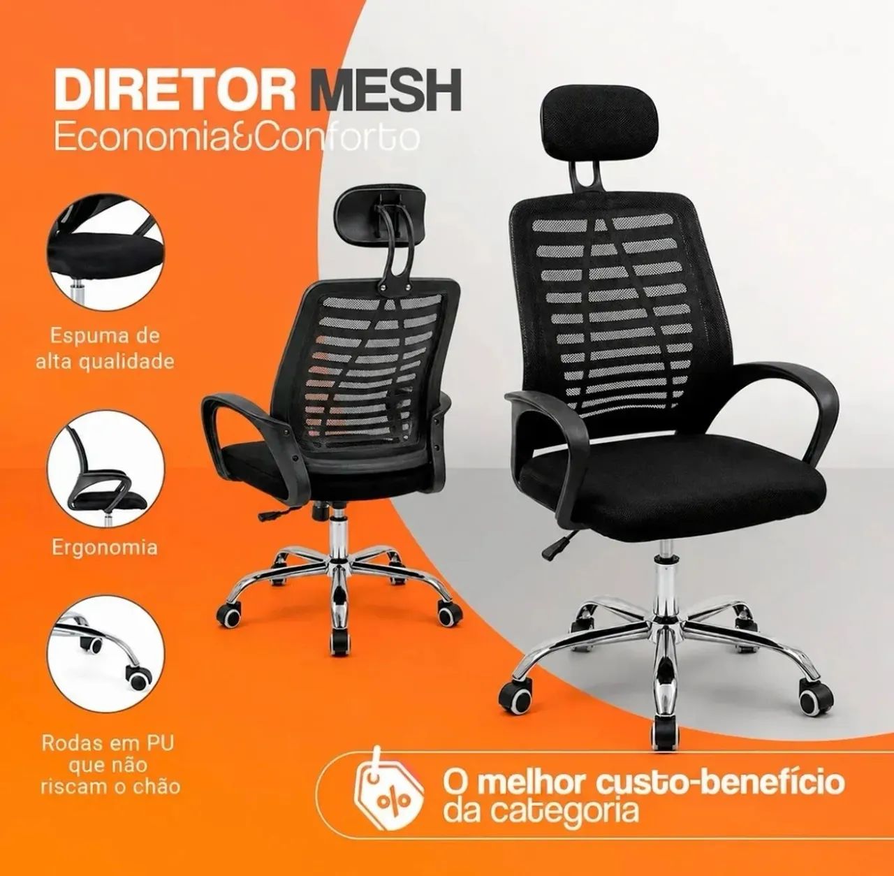 Cadeira de escritório nova  - Foto 3