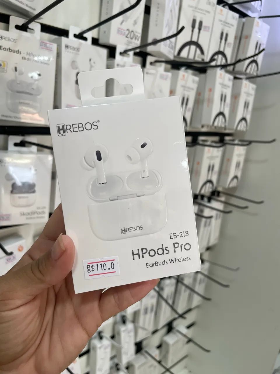 Fone Bluetooth HREBOS ORIGINAL  - Foto 5