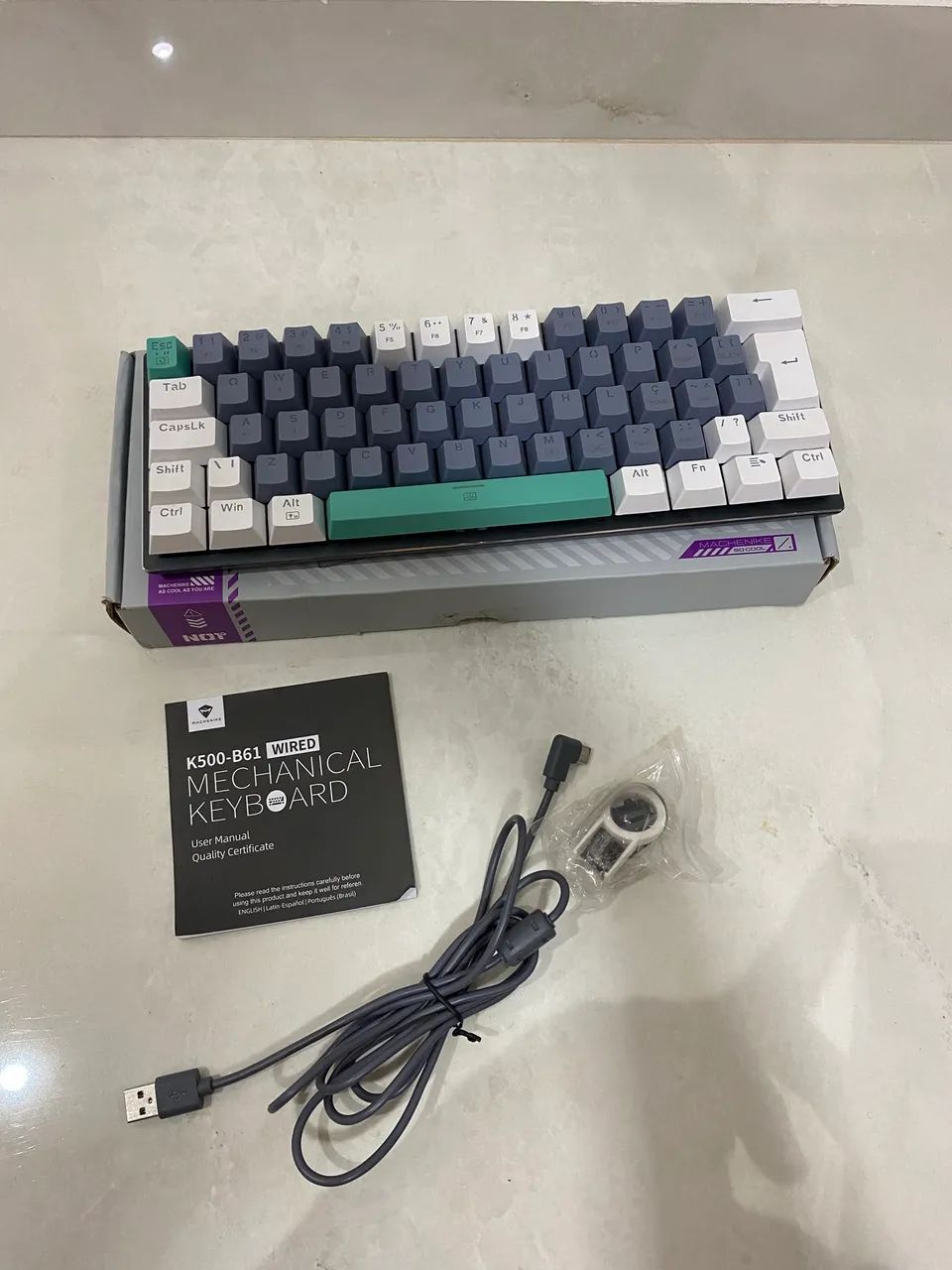 Teclado machenike k500 - Foto 2