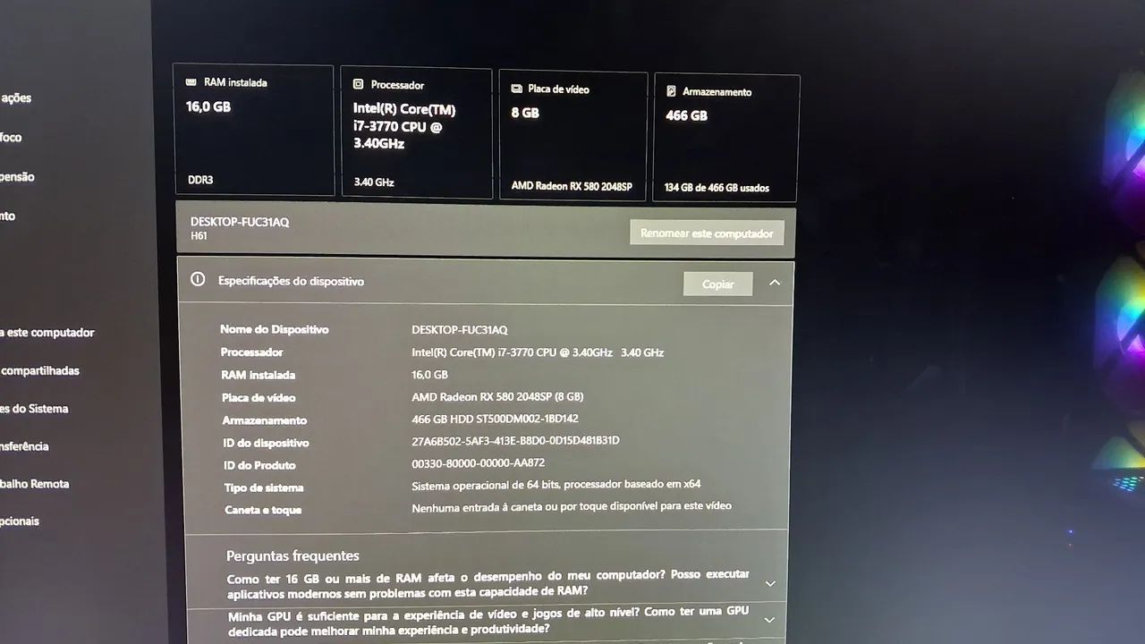 PC Gamer i7 - Foto 5