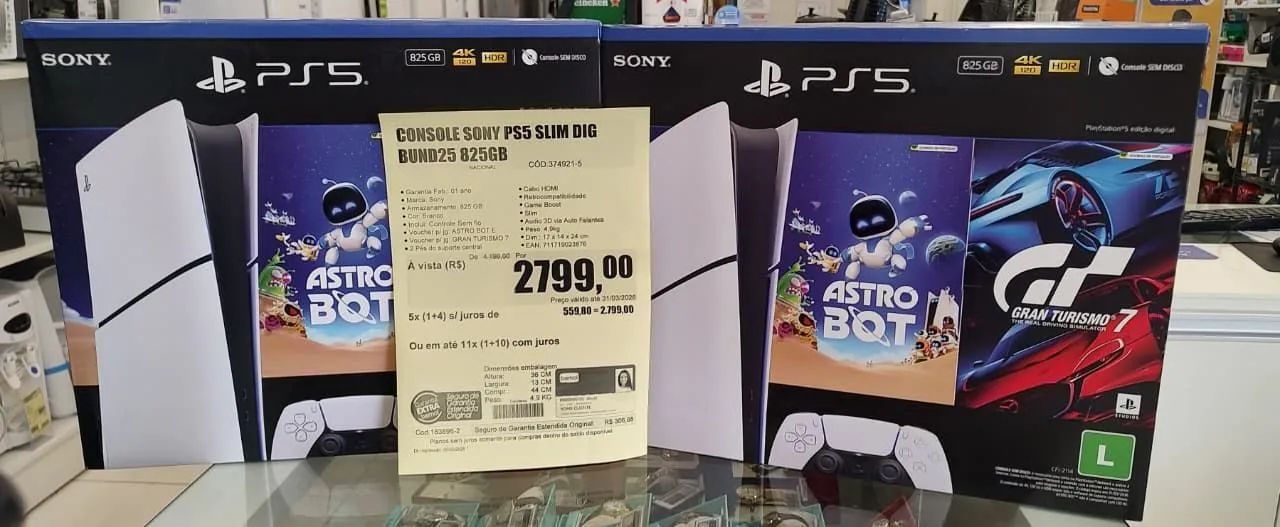 Playstation 5 de 2799 por 1000