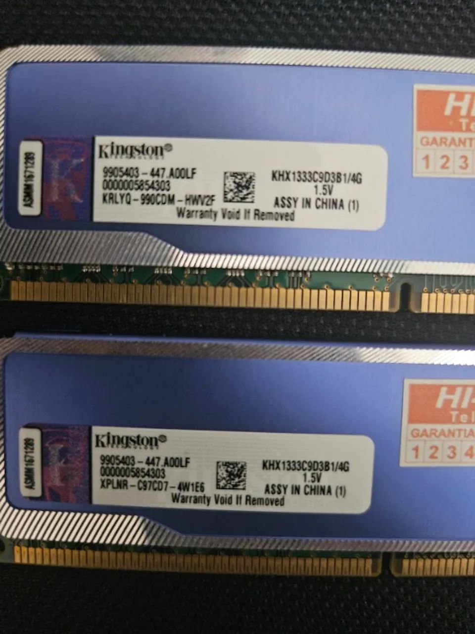 Kit 8gb DDR3 2x4gb HyperX Gamer - Foto 2