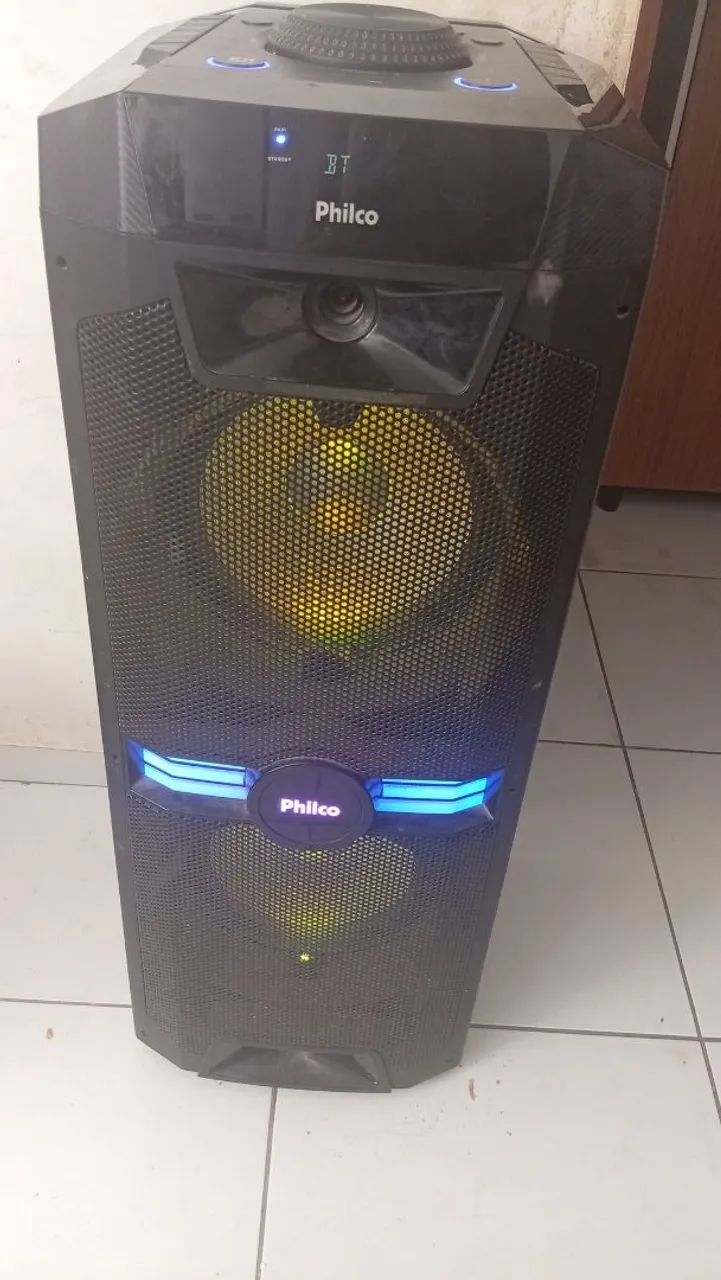 Caixinha de som Philco 