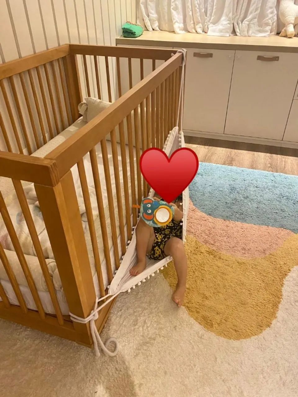 Berço de madeira Tulipa Baby Kaike 3 em 1 Evolutivo - OPORTUNIDADE - Foto 4