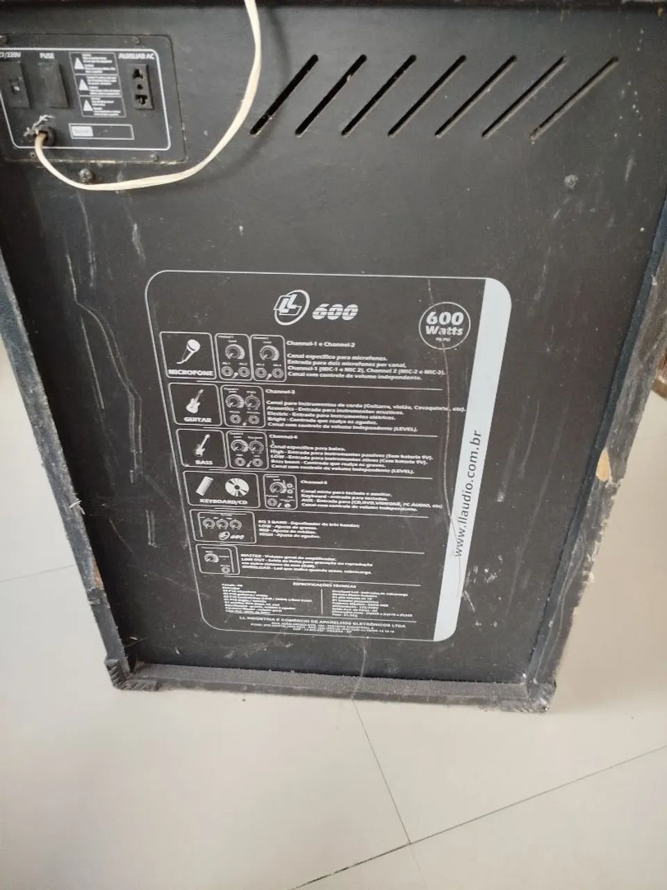 Caixa de som profissional LL600w - Foto 2