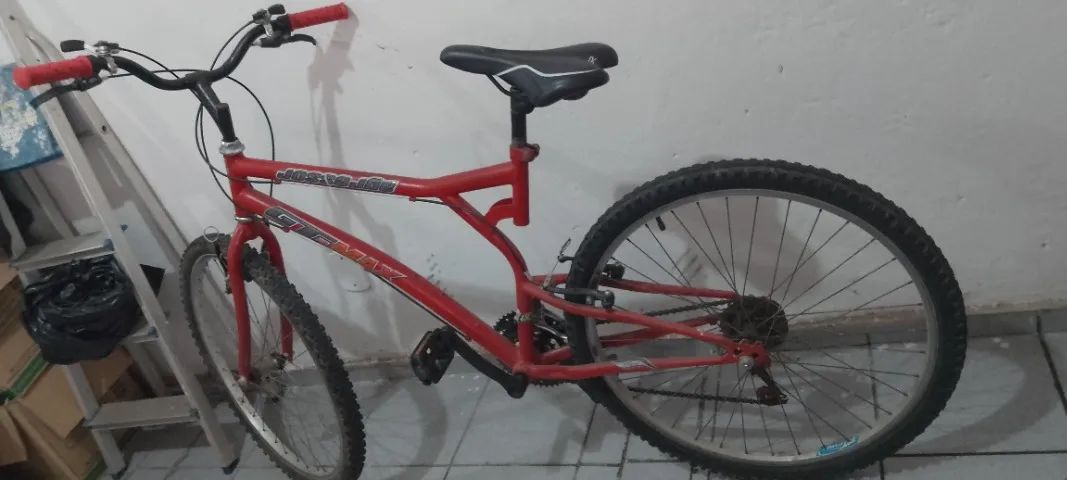 Bicicleta com marcha 
