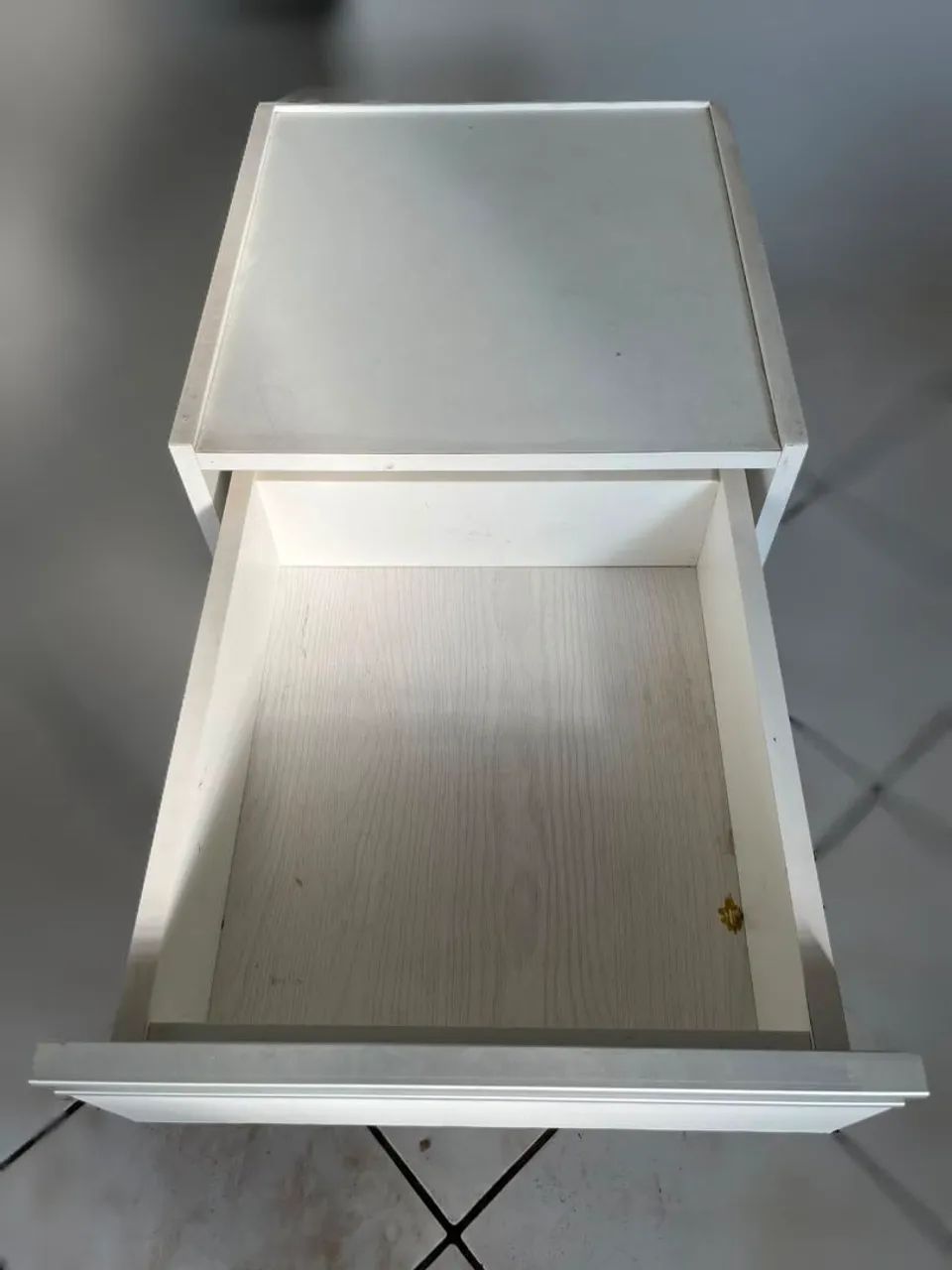 MESA DE CABECEIRA branca  - Foto 2