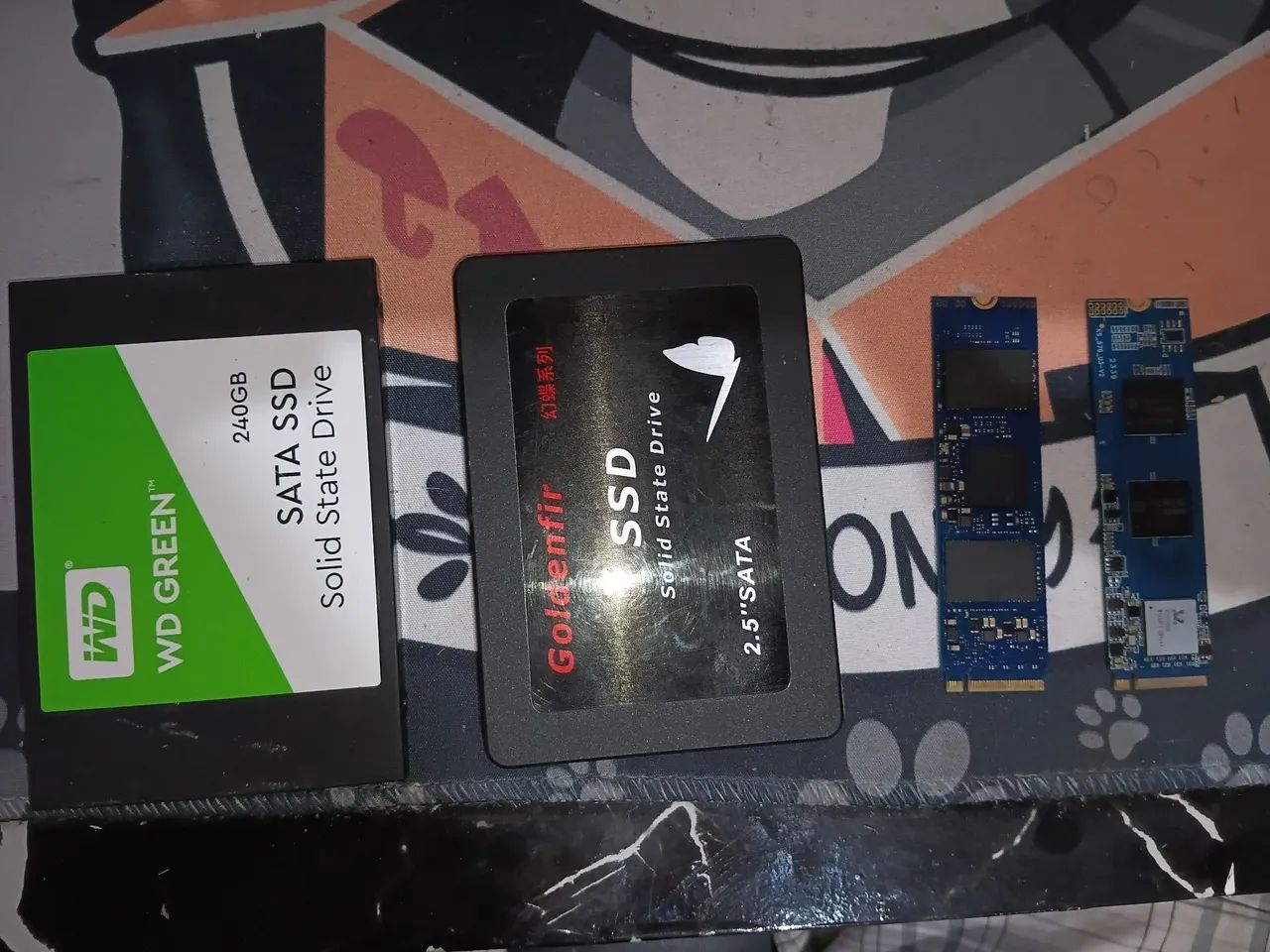 Lote ssd com defeito