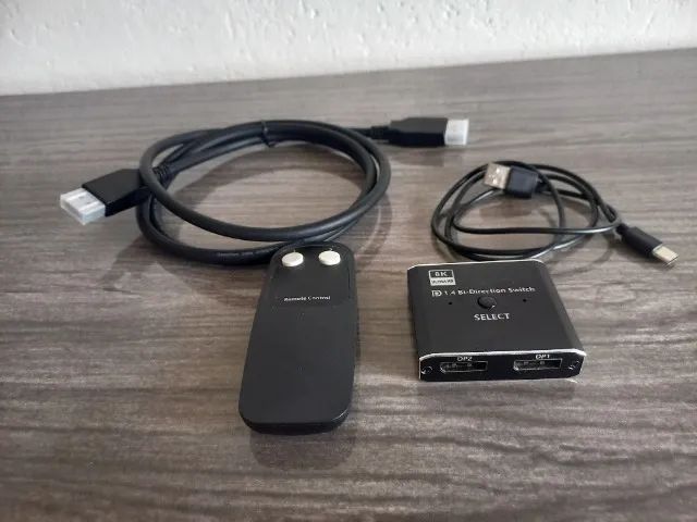 Switcher Displayport 1.4 Switch 8K divisor bidirecional