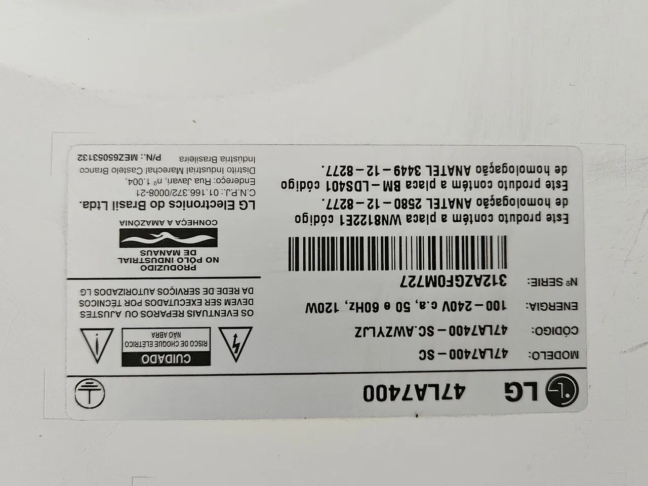 TV LG 47 (Leia)  - Foto 2