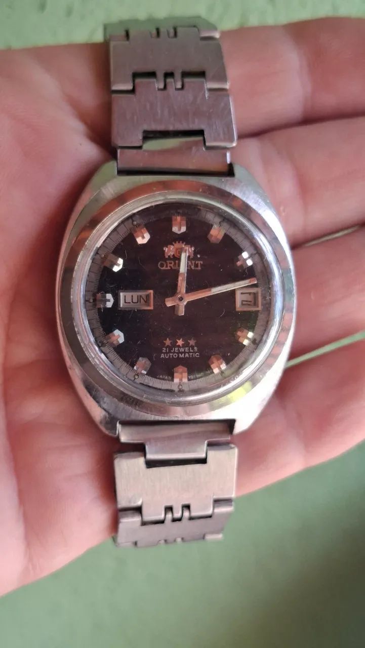 2 Relógios Orient 3 estrelas automático vintage - Foto 4