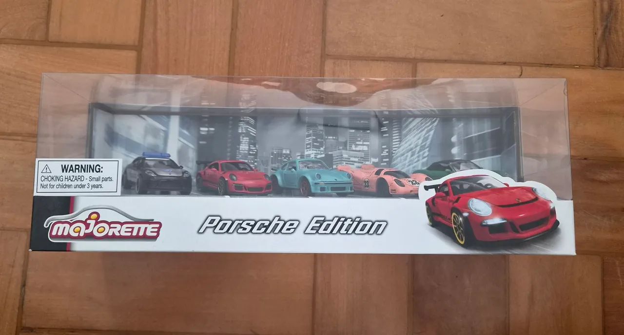  Lote Majorette (Novos) - Box Porsche Edition, VW Kombi com Trailer e Deluxe - Foto 2
