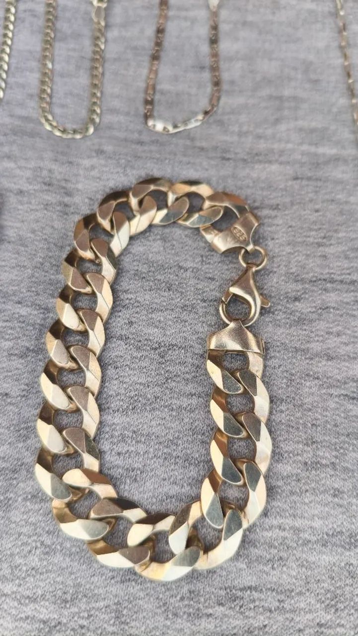pulseira prata 925 italiana 