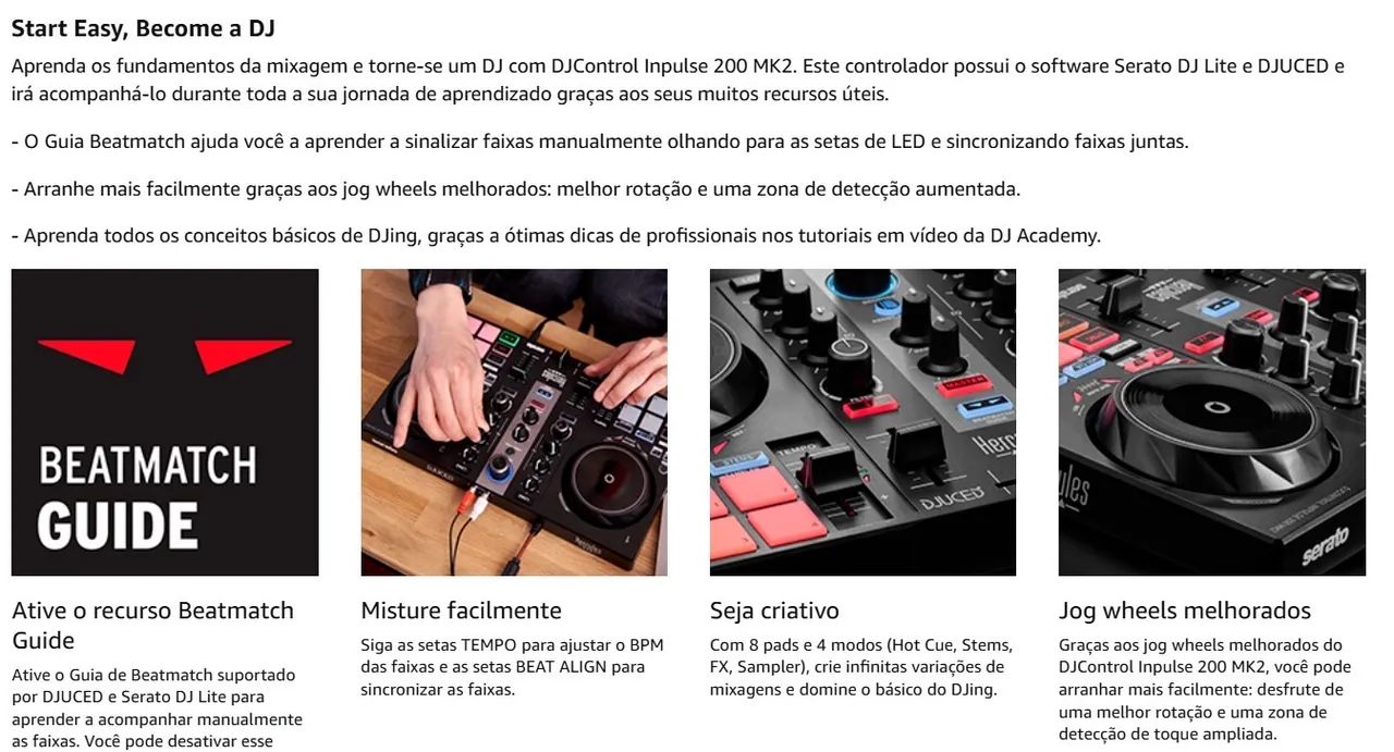 Hercules DJControl Inpulse 200 MK2 ? Controlador de DJ  - Foto 3