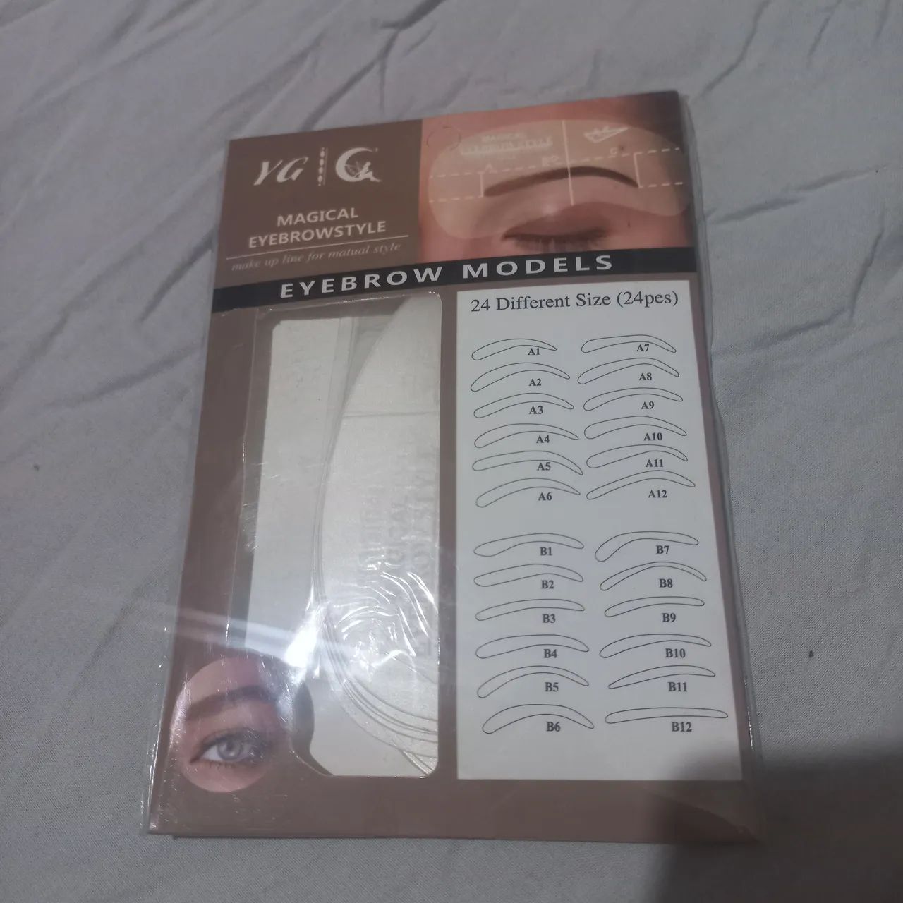 Molde de sobrancelha 