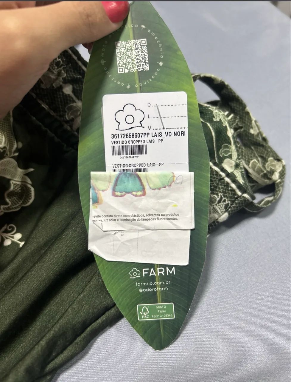 Vestido longo farm nunca usado  - Foto 3