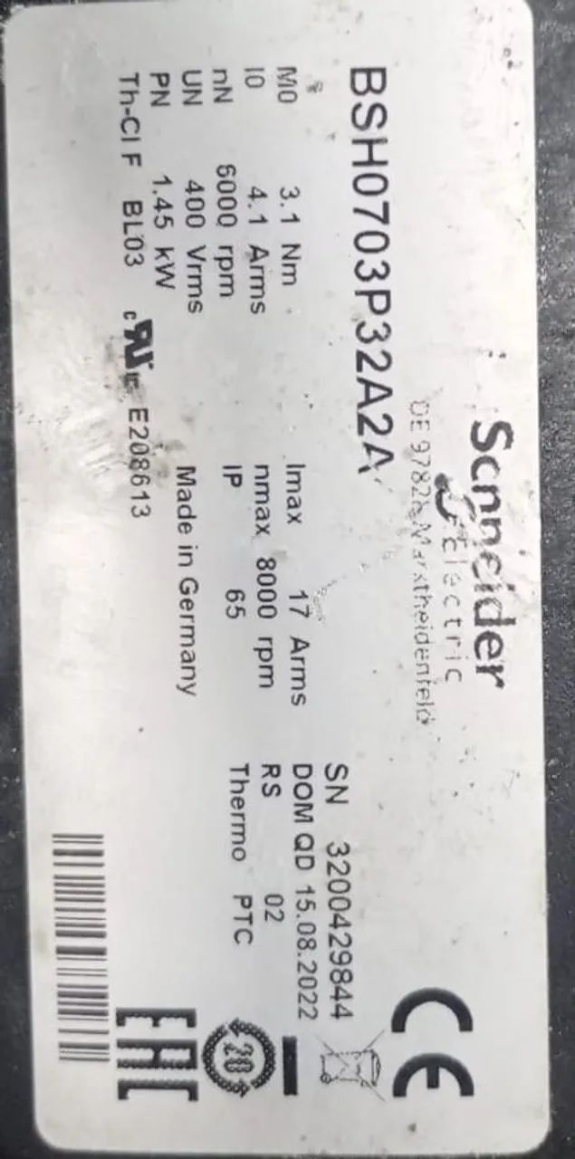 servo motor Schneider Electric BSH0703P32A2A - Foto 2