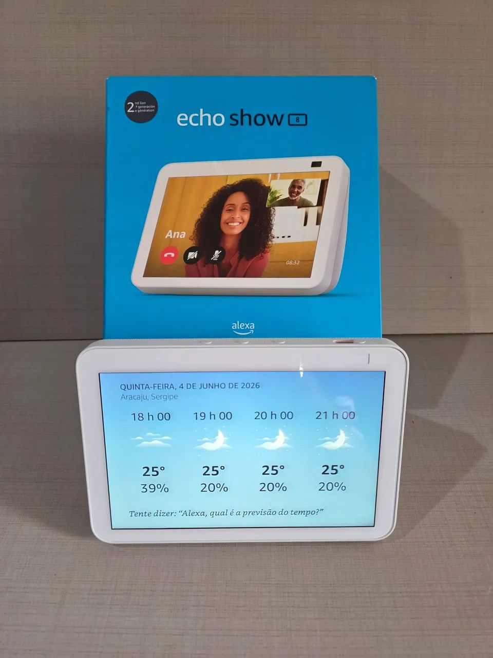 Alexa Echo Show 2ª Geração Na Garantia