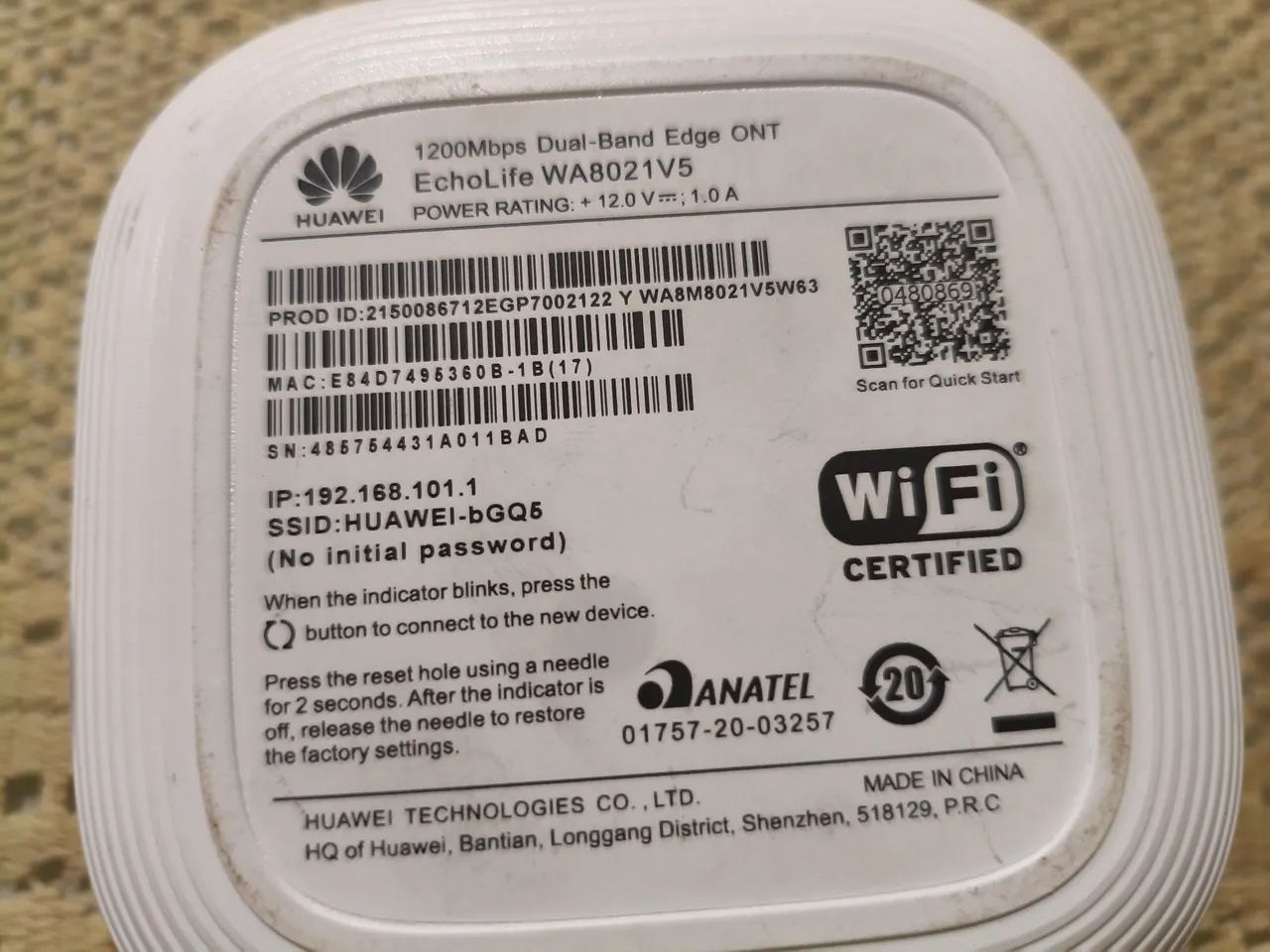 roteador ou extensor Wi-Fi Mesh da marca Huawei,  - Foto 4