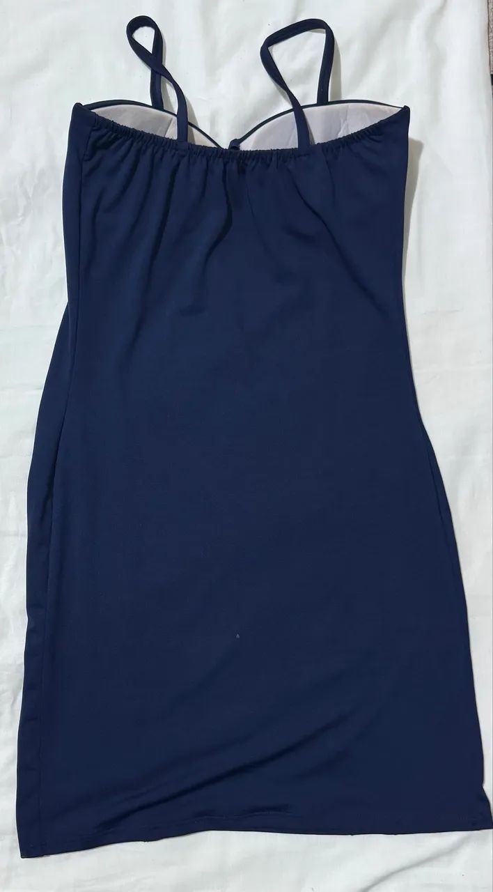 Vestido Azul Marinho( Não é de Poliamida) 