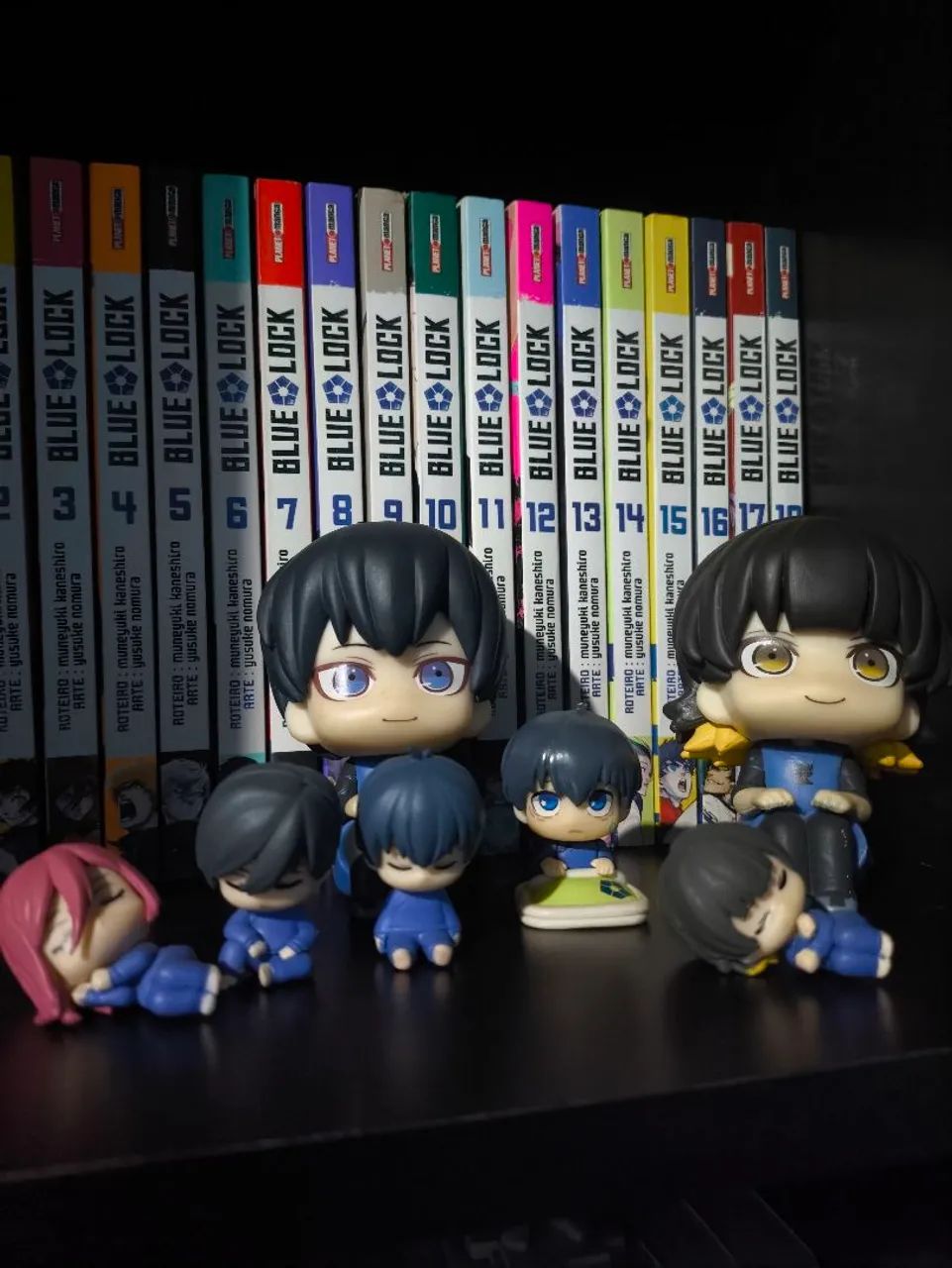 BLUE Lock 1 ao 17 e 19 + figures - Livros e revistas - Jardim São