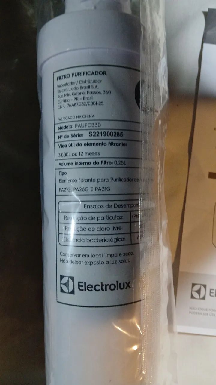 Refil para filtro Electrolux mod. PAUFCB830. - Foto 2