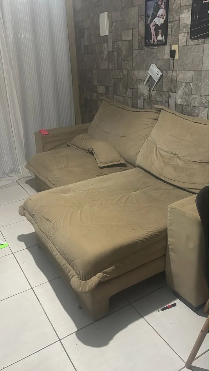 Sofá retrátil 2mt e 77cm