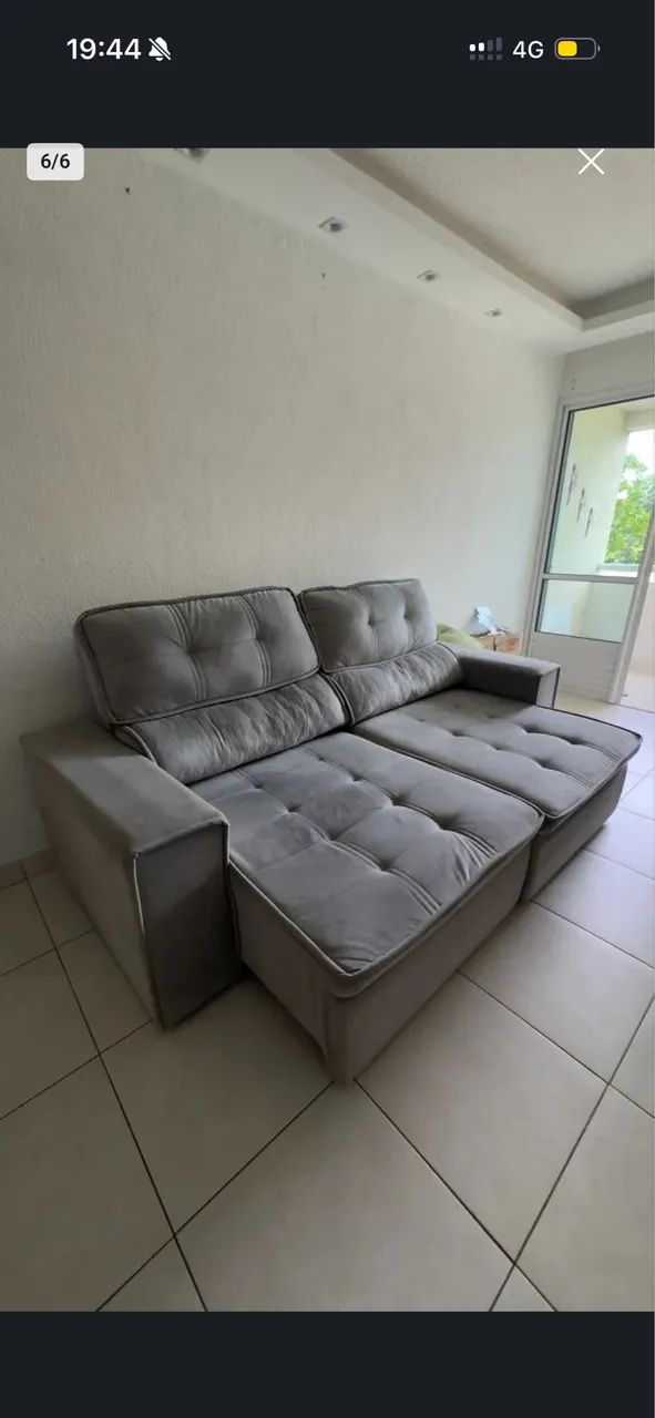 Sofá 4 lugares retrátil  - Foto 2