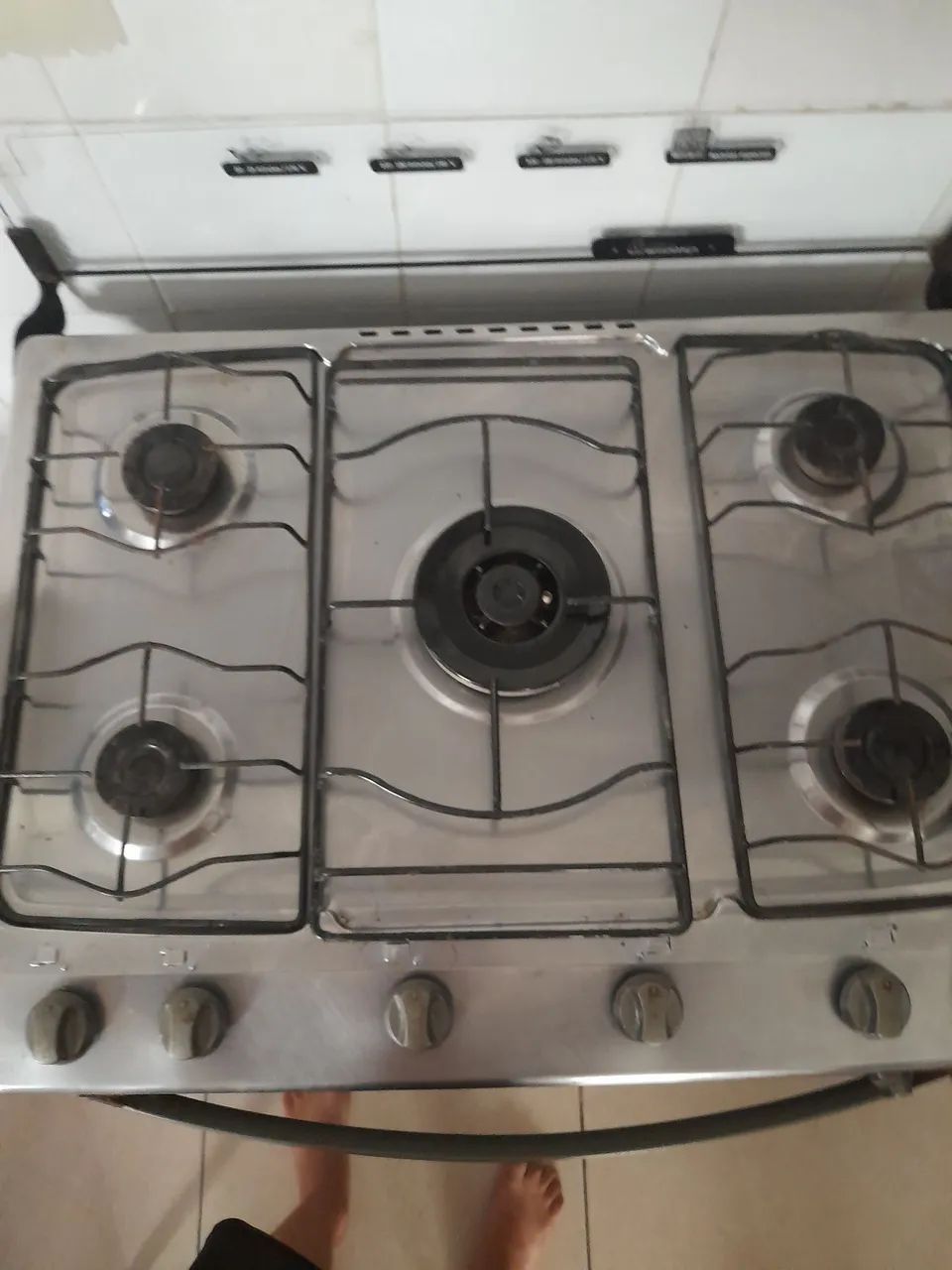 Fogao esmaltec 5 bocas funcionando e o forno funcionando - Foto 5