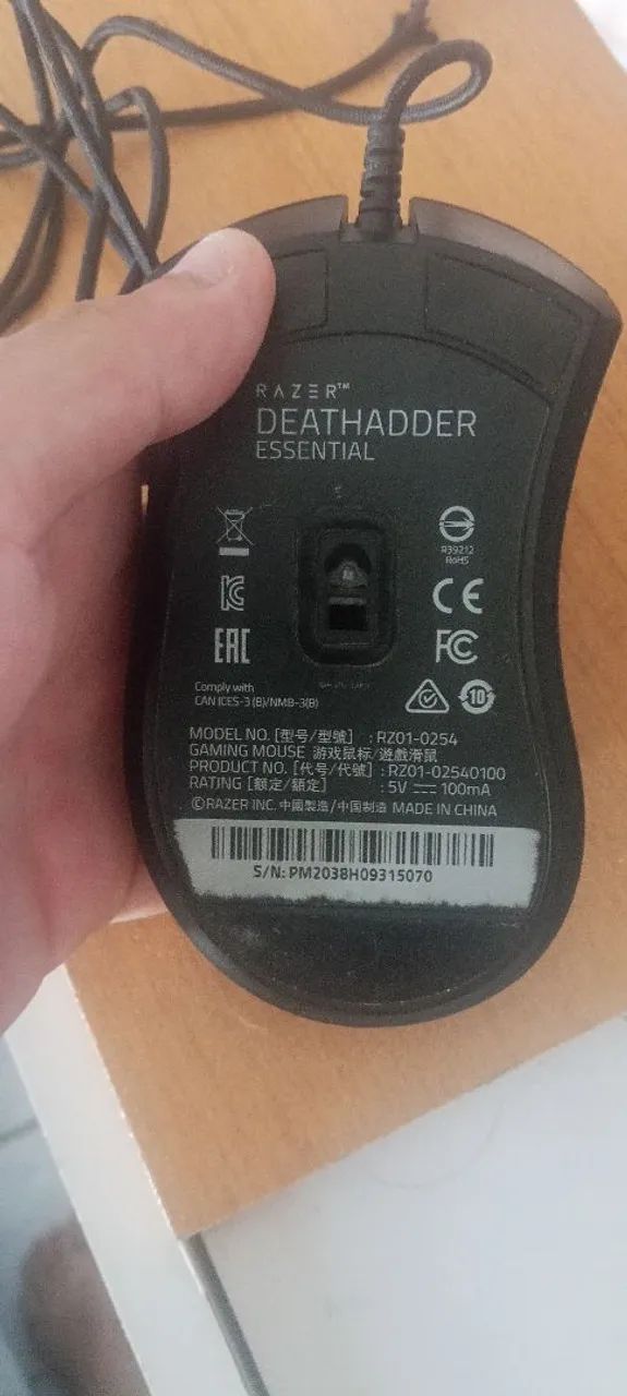 Mouse gamer Razer Deathadder com fio - Foto 2