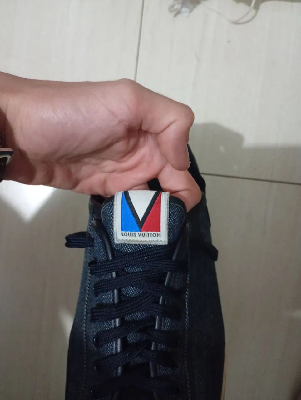 Tênis Louis Vuitton Slalom Denim - Foto 3