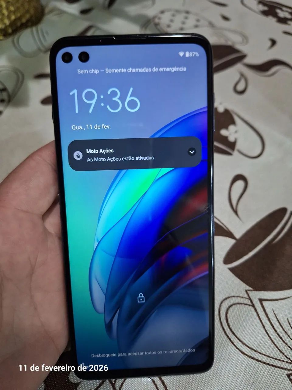 Celular Motorola G100