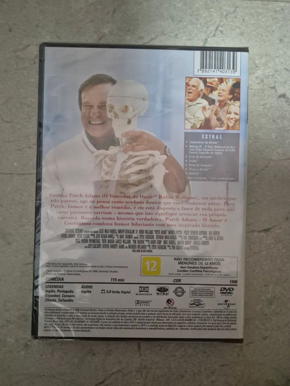 DVD - PATCH ADAMS - Foto 2