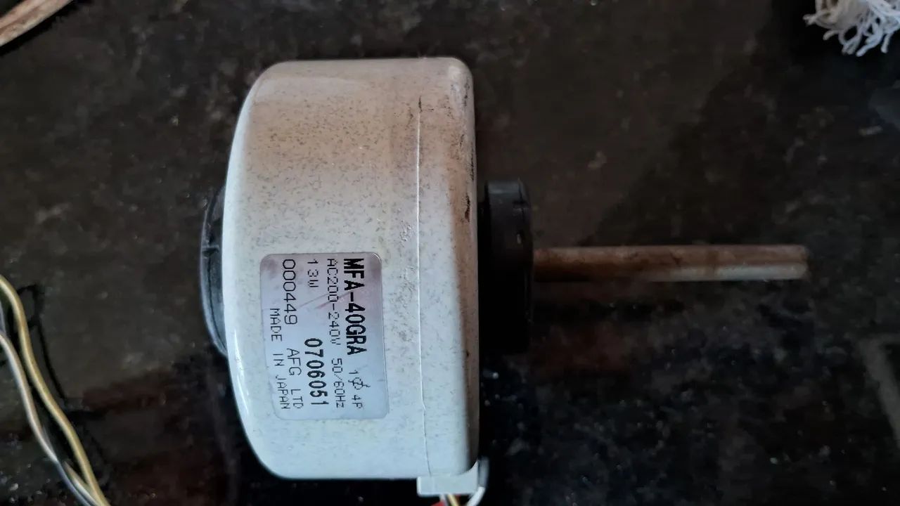 Motor evaporadora Fujitsu modelo MFA-40GRA  usado  - Foto 2