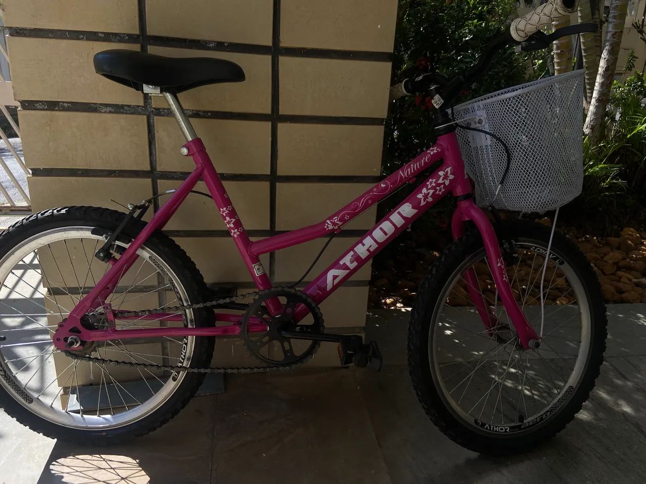 Bicicleta 20 Athor Nature Rosa C/ cesta  - Foto 4