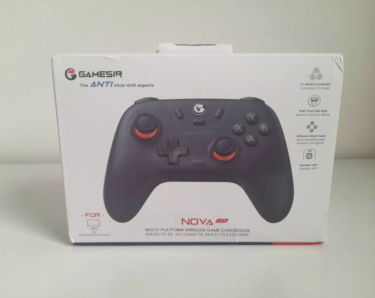 [LACRADO] Controle Gamer GameSir T4 Nova Lite Sem Fio | Hall Effect (Anti-Drift) - TriMode