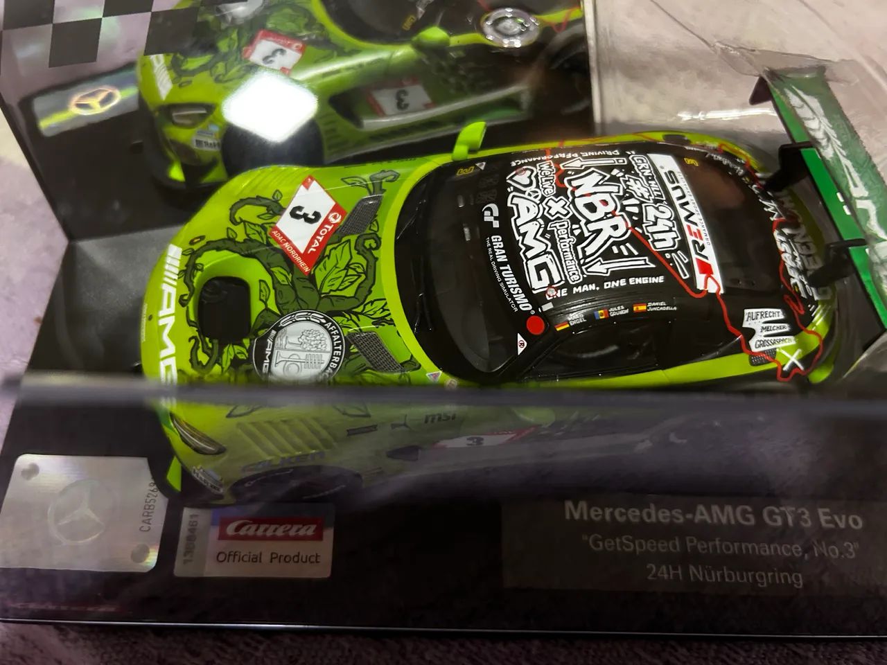  Carrinho Carrera Evolution MERCEDES AMG escala 1:32 - Foto 5