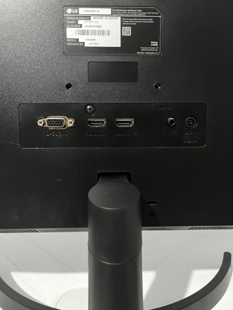 Monitor LG 24" Full HD IPS 75Hz (24ML600M) - Foto 4