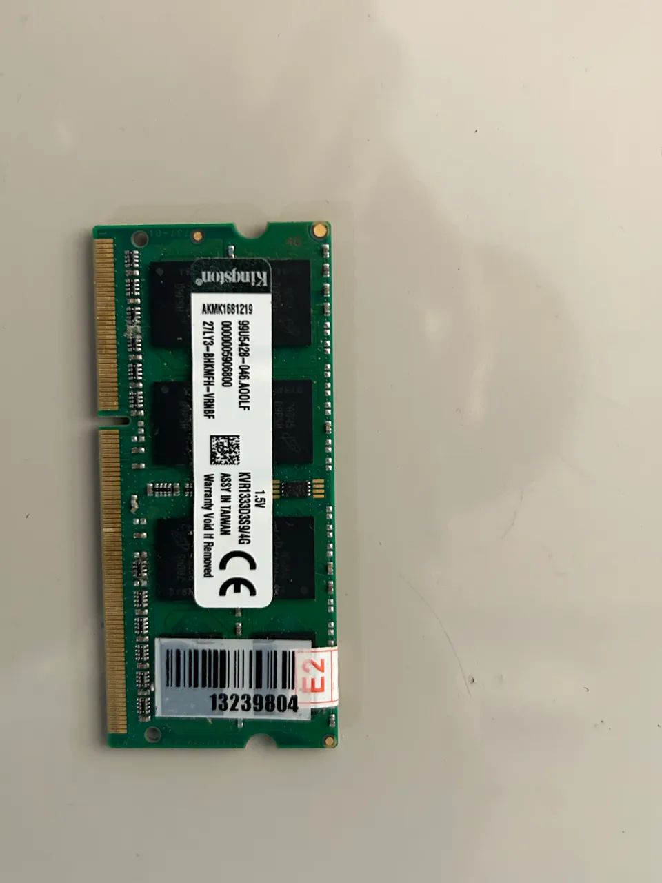 Memória ddr3 1333 4Gb - Kingston
