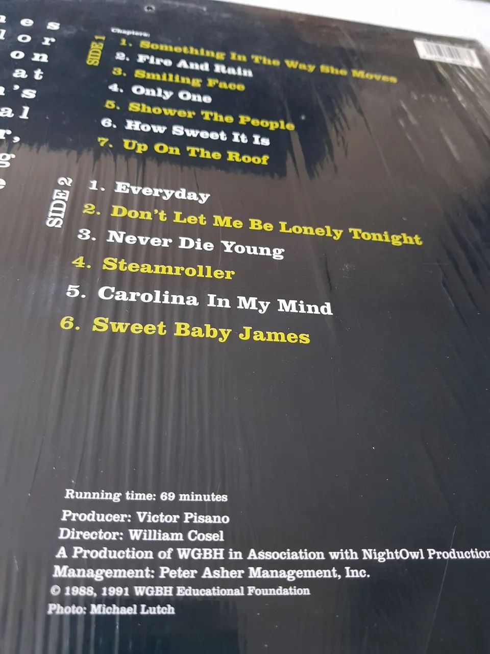 LD Laser Disc - James Taylor In Concert - Foto 3