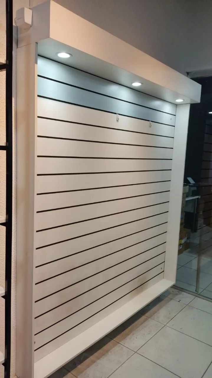 Expositor/vitrine/armário canaletado com led - Foto 3