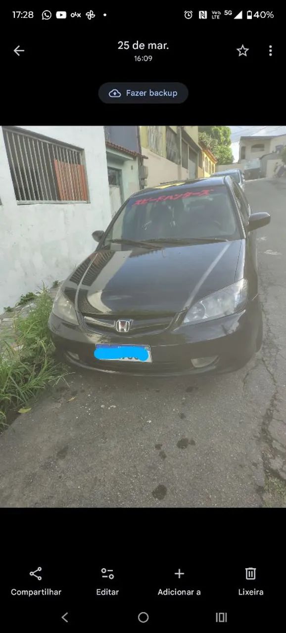 Honda Civic Sedan LX 1.7 16V 115cv Mec. 4P 2004