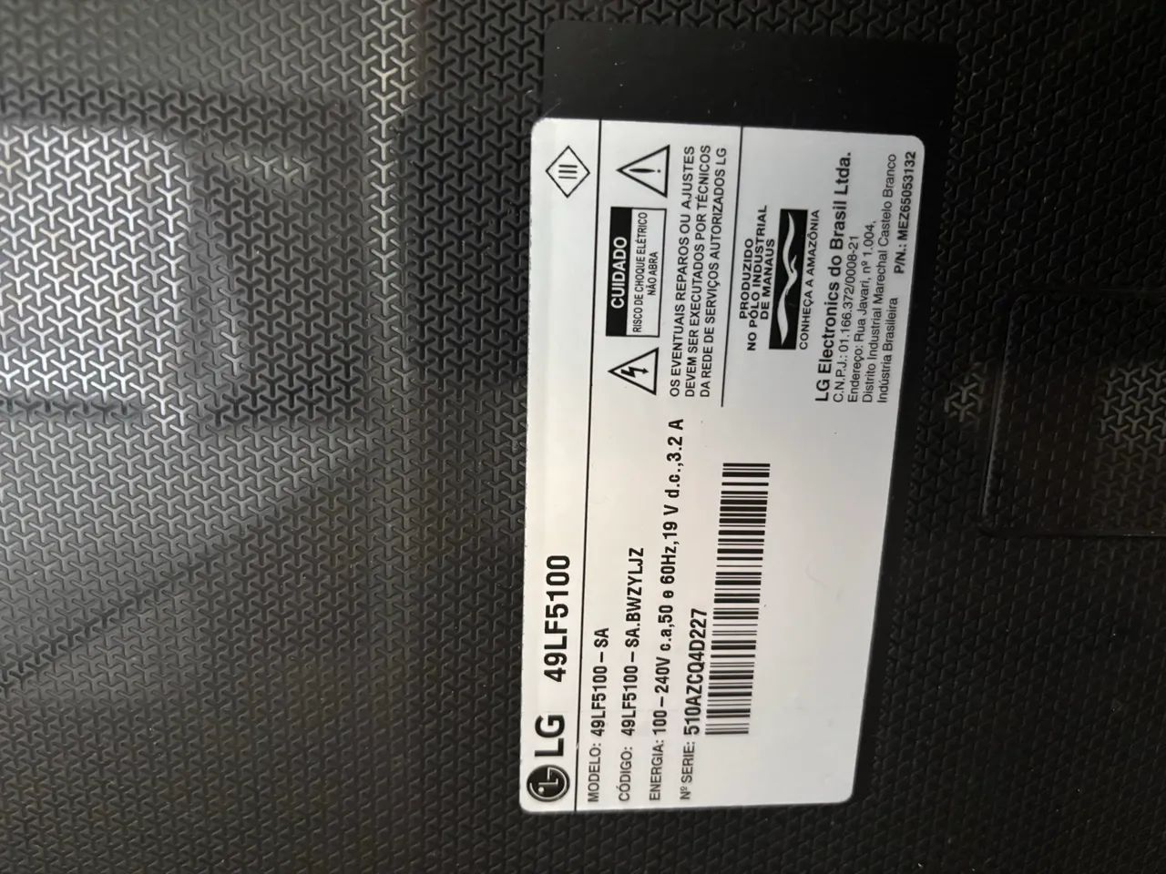 Tv LG 49 com display danificado - Foto 2
