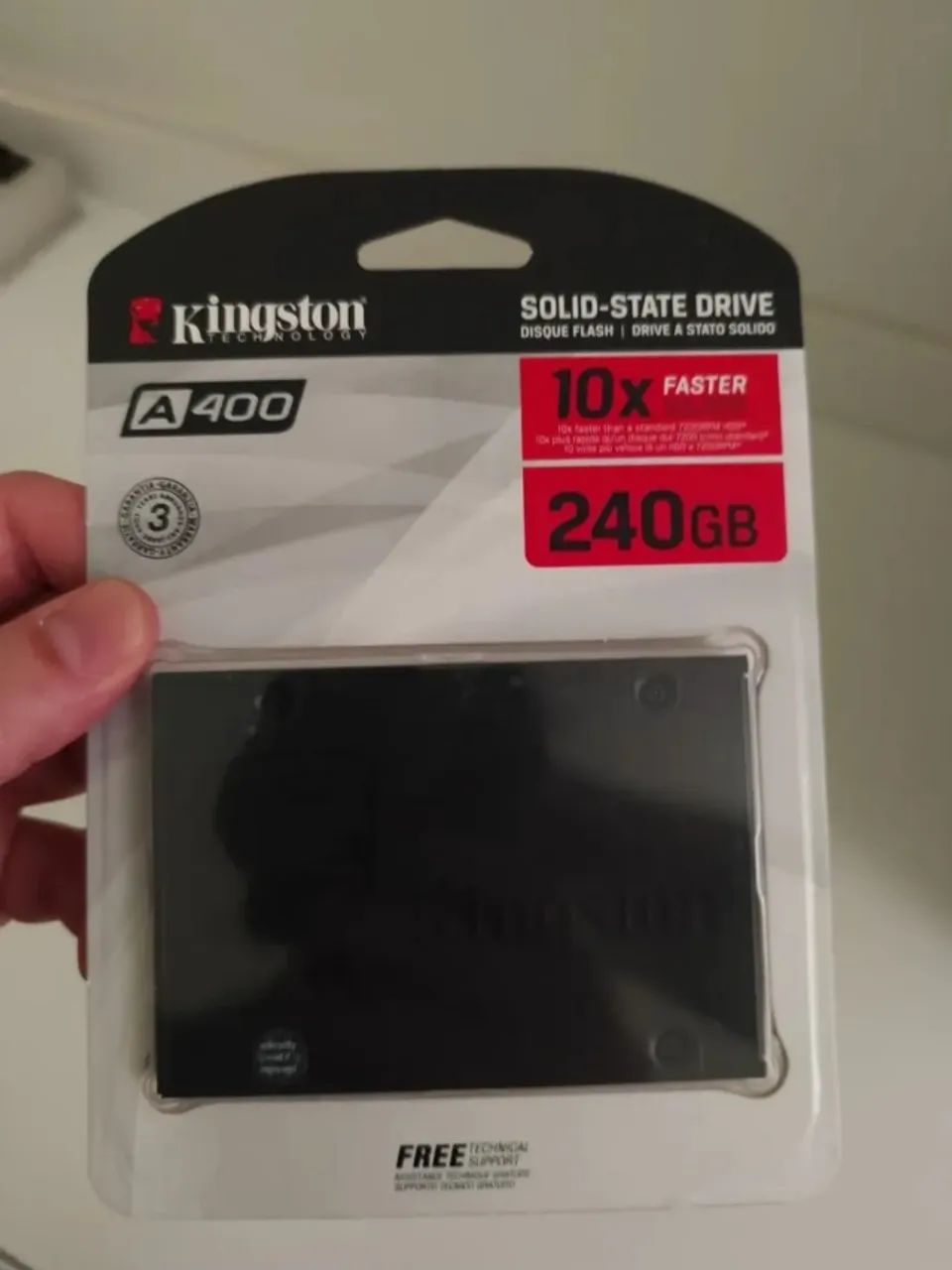 SSD Kingston SATA 240GB | 10x Mais Rápido que HD
