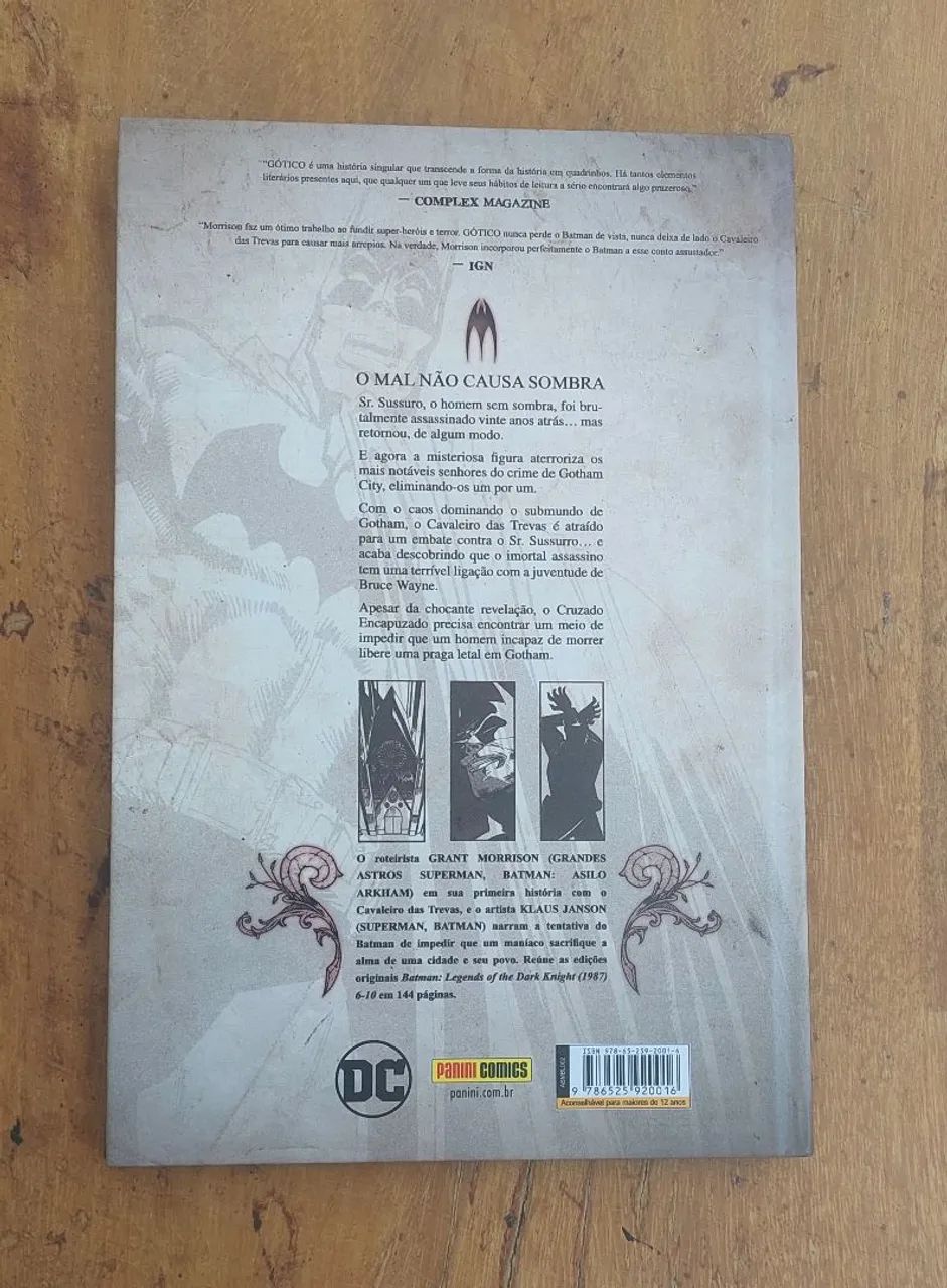 Batman: Gótico - Grant Morrison | Panini | Capa Dura - Foto 2