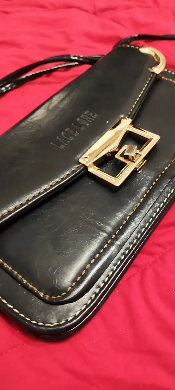 Bolsa média azul marinho para para dia a dia e eventos usada - Foto 4