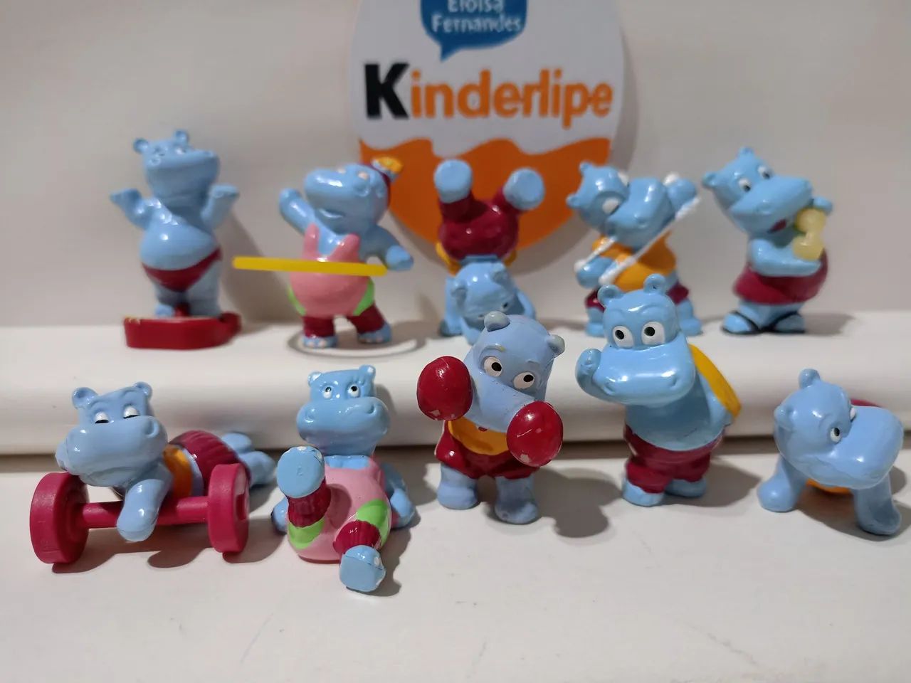Kinder ovo Hipopótamo Ginástica Completo 